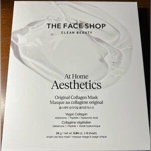 NEW IN BOX The Face Shop At Home Aesthetics Original Vegan Collagen Mask (4ea)